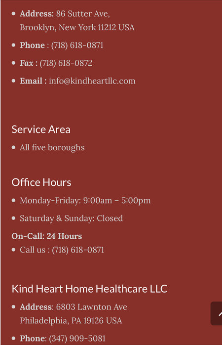 Heart To Heart Home Health Care Agency Philadelphia Pa