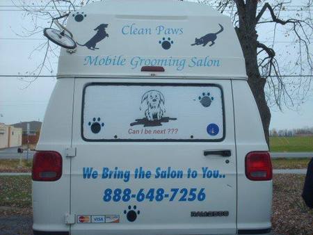 clean paws mobile grooming