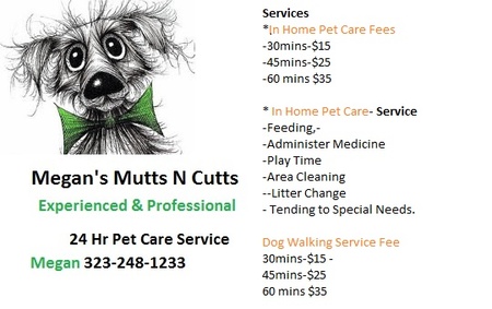 pet sitting fees